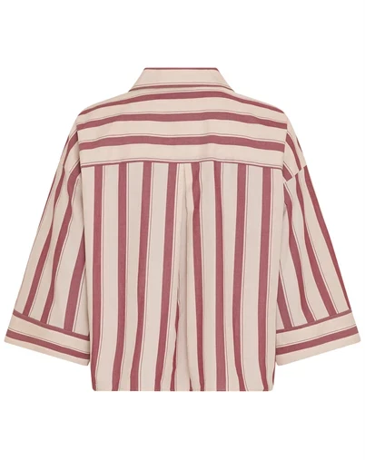 MSCH Copenhagen - MSCHSusana Selmina 3/4 Bluse - Rhodode/Oatmeal